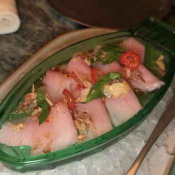 Crying Tiger - Hamachi Crudo - Thai Near Me - Chicago, Illinois