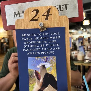 Perk On Main - Table number and directions for ordering online while dining in. - Creperies Near Me - Middletown, Connecticut