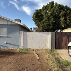 Abraham's Fence - Painted exterior wall