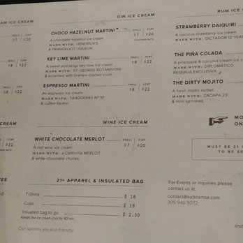 Aubi & Ramsa - Menu - Ice Cream & Frozen Yogurt Near Me - Fort Lauderdale, Florida