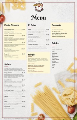 Menu photo 1 Tops Pizza Factory Lawndale, NC Menu photo 1 Tops Pizza Factory Lawndale, NC