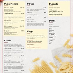 Tops Pizza Factory - Updated menu as of 8/12/2021