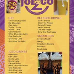 This is our full menu