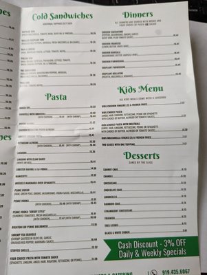 Menu photo 4 George’s Pizzeria Wake Forest, NC