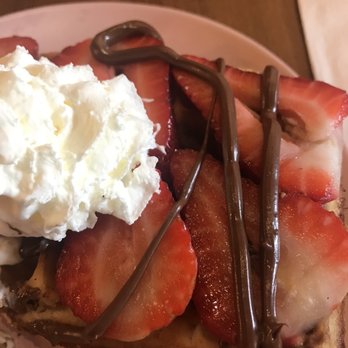 Arosa Cafe - Nutella Waffle w/strawberry and whipped Cream - Coffee & Tea Near Me - Seattle, Washington Arosa Cafe - Nutella Waffle w/strawberry and whipped Cream - Coffee & Tea Near Me - Seattle, Washington