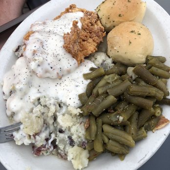 Blind Swine - Chicken fried chicken is the best! It's a special every so often. Flavorful breading! - Lounges Near Me - Afton, Oklahoma