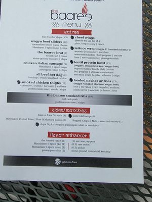 Menu photo 2 the baaree Thiensville, WI