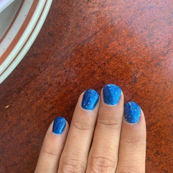 Sunrise Nails - Shellac Nails. They did a good job! - Nail Salons Near Me - Gresham, Oregon