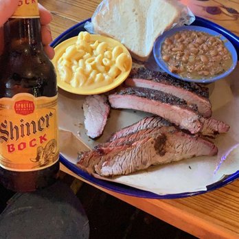 Blanco BBQ - Pork rib & brisket plate - Barbeque Near Me - San Antonio, Texas
