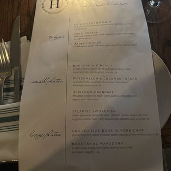 Heirloom Doylestown - Dinner menu - American Near Me - Doylestown, Pennsylvania