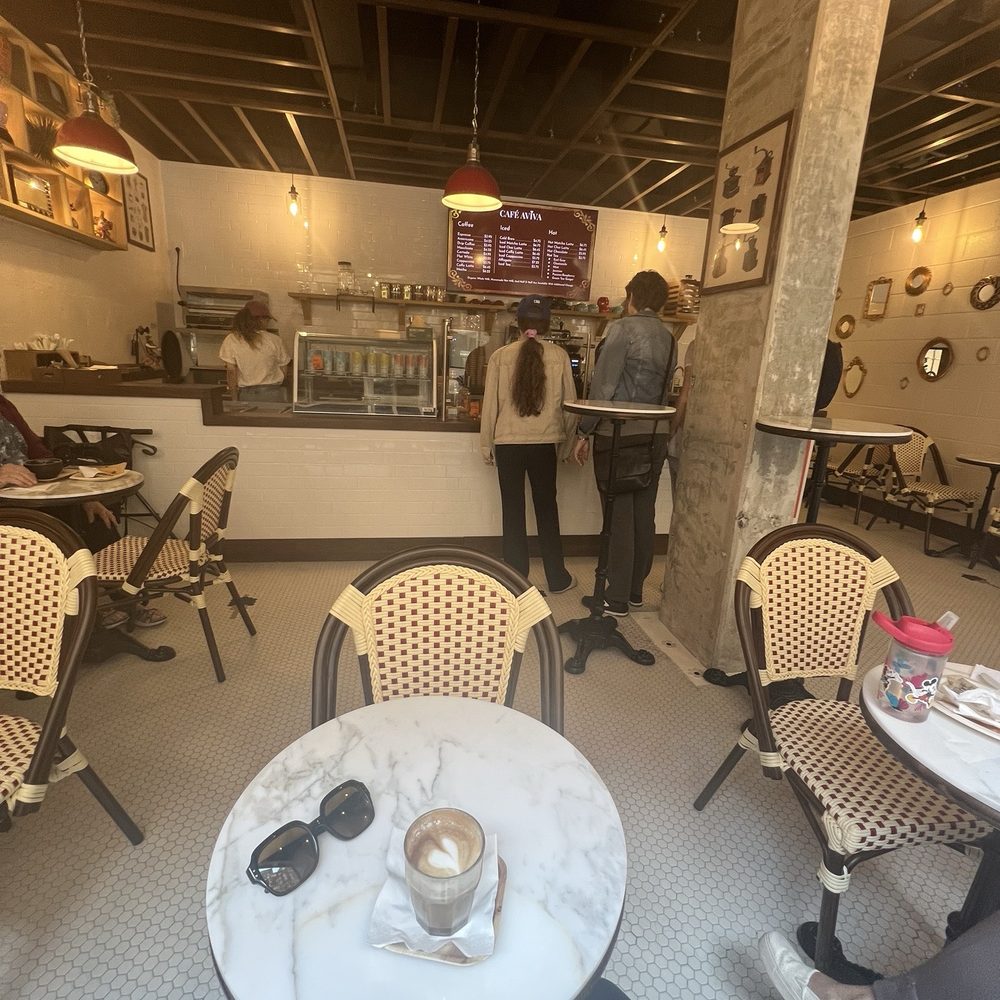 Cafe Aviva - Inside - Cafes Near Me - New York, New York