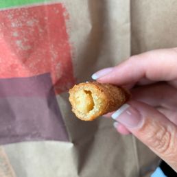 Mozzarella stick so old its hard!