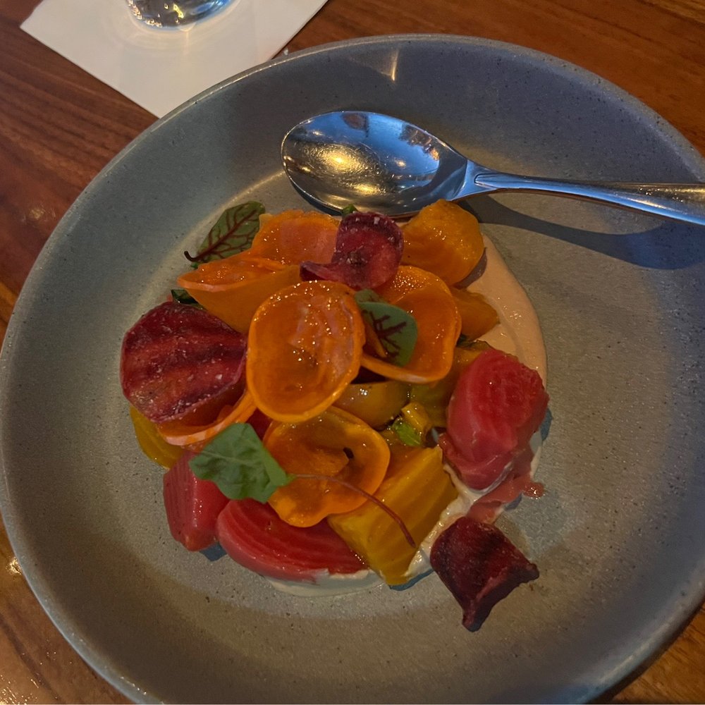 StrandBar - Beet and persimmon salad - Cocktail Bars Near Me - Manhattan Beach, California StrandBar - Beet and persimmon salad - Cocktail Bars Near Me - Manhattan Beach, California
