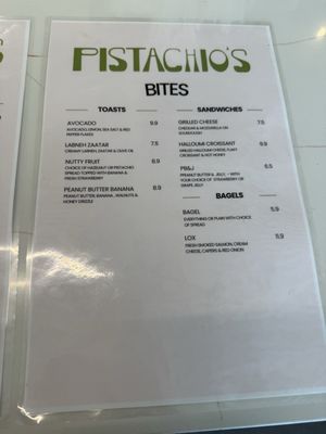 Menu photo 8 Pistachio’s Coffee Shop Houston, TX