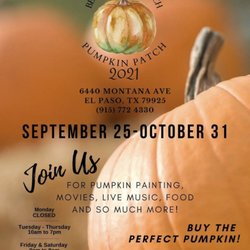 Beth El Pumpkin Patch - 2021 Pumpkin Patch Flyer