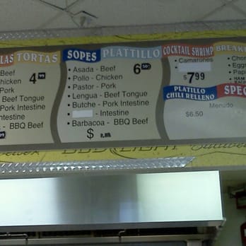 Chevron Food Mart - 2nd half of menu - Mexican Near Me - Plano, Texas Chevron Food Mart - 2nd half of menu - Mexican Near Me - Plano, Texas