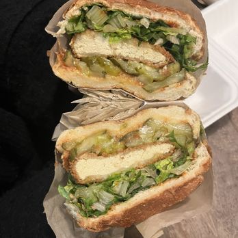 Orchard Grocer - The Georgina with pickle and lettuce. Very good - Delis Near Me - New York, New York Orchard Grocer - The Georgina with pickle and lettuce. Very good - Delis Near Me - New York, New York