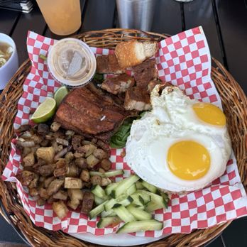 Tapsilog Cantina - 3 Meat "build-your-own" Silog Sisig, bangus, lechon kawali - Filipino Near Me - Santa Clara, California Tapsilog Cantina - 3 Meat "build-your-own" Silog Sisig, bangus, lechon kawali - Filipino Near Me - Santa Clara, California
