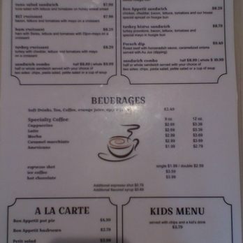 Bon Appetit Cafe - Sorry it's so dark, that phone was horrible. - American Near Me - Houston, Texas