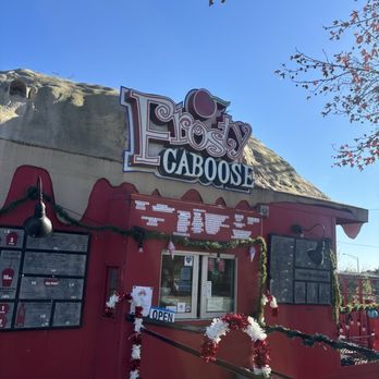 The Frosty Caboose - Front of the caboose - Ice Cream & Frozen Yogurt Near Me - Chamblee, Georgia
