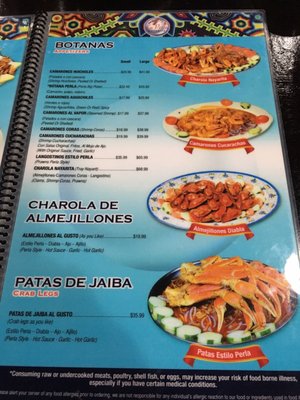 Menu photo 5 La Perla Nayarita Homewood, AL