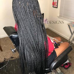 Shay Designs - Smedium Booty Length Box Braids.