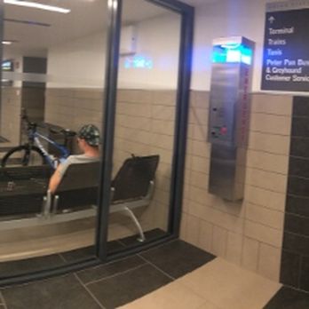 Springfield Union Station - waiting area closest to bus drop off. - Public Transportation Near Me - Springfield, Massachusetts