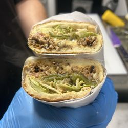 Meat the Cheese - Hatch chili chopped cheese (special)