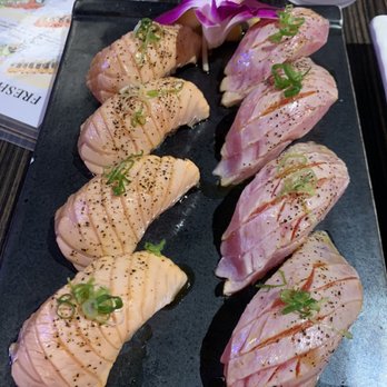 Sushiya - Seared Peppered Salmon Sushi, Seared Peppered Tuna Sashimi - Sushi Bars Near Me - San Dimas, California