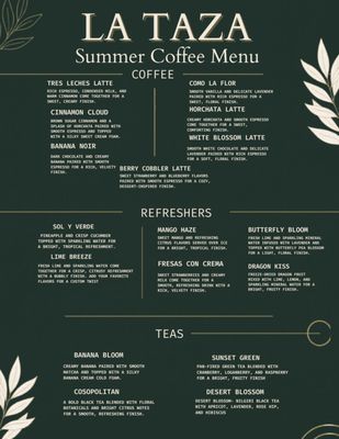 Menu photo 1 La Taza Gilbert, AZ Menu photo 1 La Taza Gilbert, AZ