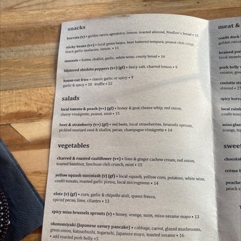 Roca - Menu - Latin American Near Me - Kalamazoo, Michigan