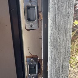 This is how my door was left!! This is how my door was left!!