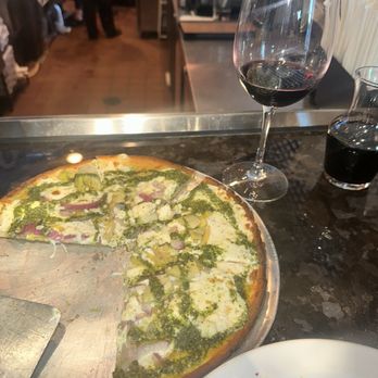 Grimaldi's Pizzeria - Garden Pesto Pizza - Pizza Near Me - Palm Beach Gardens, Florida Grimaldi's Pizzeria - Garden Pesto Pizza - Pizza Near Me - Palm Beach Gardens, Florida