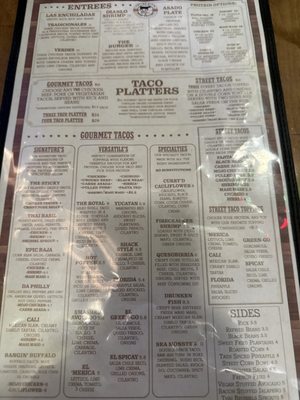 Menu photo 1 Taco Shack Bar & Grill Stuart Stuart, FL