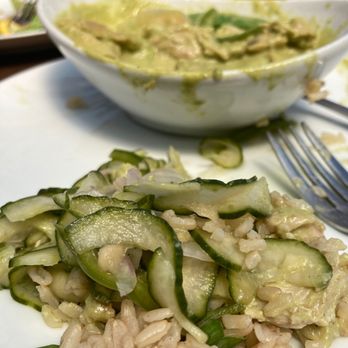 Robins Restaurant - Green chicken curry salad! - New American Near Me - Cambria, California Robins Restaurant - Green chicken curry salad! - New American Near Me - Cambria, California
