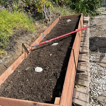 Lowe's Home Improvement - Here's our first of three garden raised beds. - Hardware Stores Near Me - Moreno Valley, California