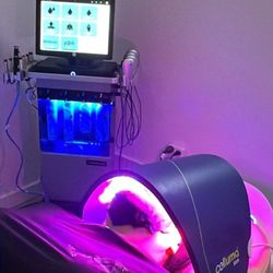 The Indigo Clinic - Hydrafacial Deluxe with Jelly mask and LED light therapy done by Brianna.