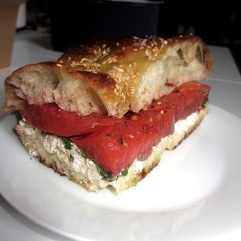 Radio Bakery - Heirloom tomato & feta sandwich - Bakeries Near Me - Brooklyn, New York