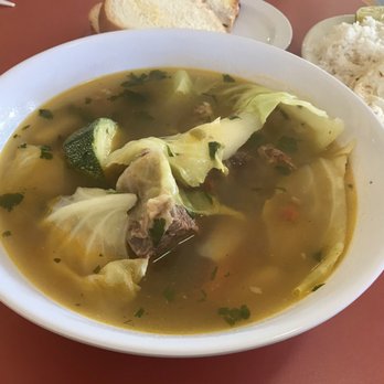 El Oasis Restaurant - Sopa de Res (beef soup) - Nicaraguan Near Me - Irving, Texas