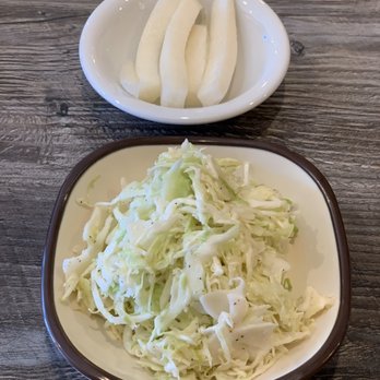 The Chicken On Fire - T to B: radish and coleslaw (comes with Combo). - Chicken Wings Near Me - Castro Valley, California The Chicken On Fire - T to B: radish and coleslaw (comes with Combo). - Chicken Wings Near Me - Castro Valley, California