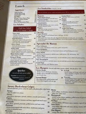 Menu photo 5 Creme De La Crepe Hermosa Beach, CA