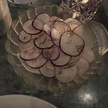 Oberlin - Raw Scallops, Radish, Sesame* - New American Near Me - Providence, Rhode Island