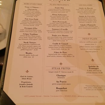 Bistro Vendôme - French Near Me - Denver, Colorado Bistro Vendôme - French Near Me - Denver, Colorado