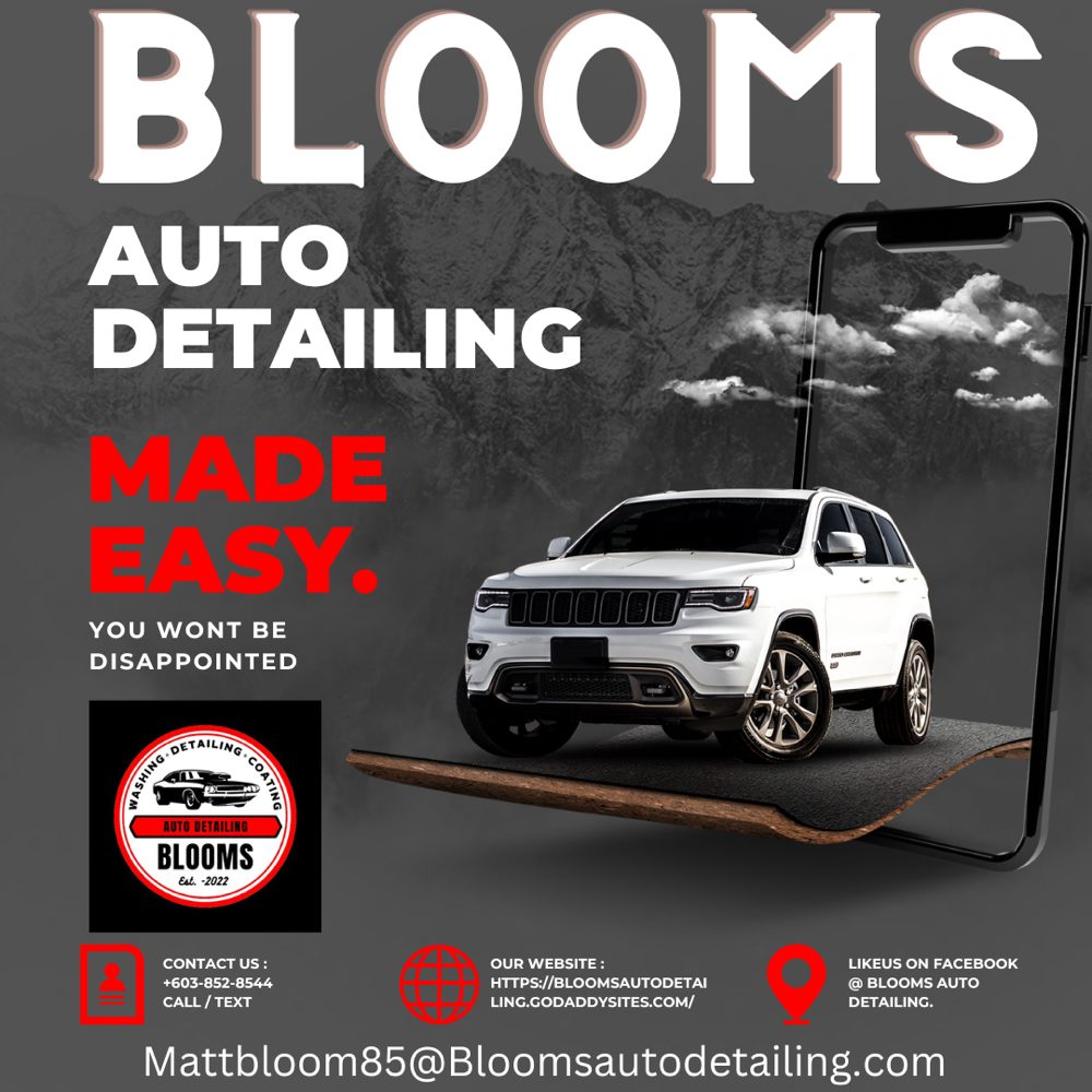 BLOOM’S AUTO DETAILING Updated August 2024 Request a Quote 34