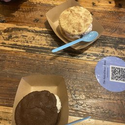 Vegan/GF Fudgy Brownie Cookie Sandwich Custom Ice Cream Sandwich Vegan/GF Fudgy Brownie Cookie Sandwich Custom Ice Cream Sandwich