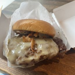 Black truffle burger