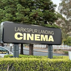 Larkspur Landing Cinema - Parking lot signage- very visible from  Larkspur Landing Circle.