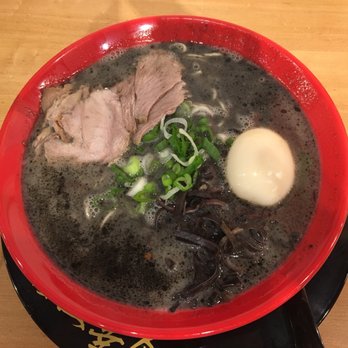 Ikkousha - Toronto - Black tonkotsu... sooo good!!! - Ramen Near Me - Toronto, Ontario