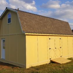 Custom Sheds by Keith - 16 x 24 Barn Workshop with Full Loft