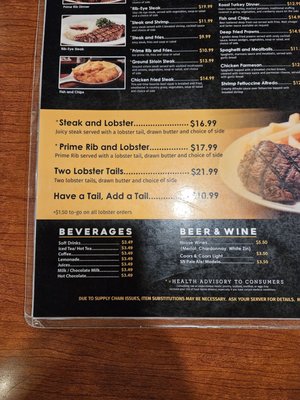 Menu photo 2 Top Deck Restaurant Reno, NV Menu photo 2 Top Deck Restaurant Reno, NV